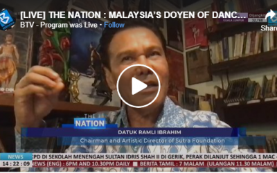 Malaysia’s Doyen of Dance – Datuk Ramli Ibrahim live on Bernama TV