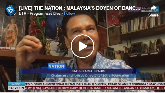 Malaysia’s Doyen of Dance – Datuk Ramli Ibrahim live on Bernama TV