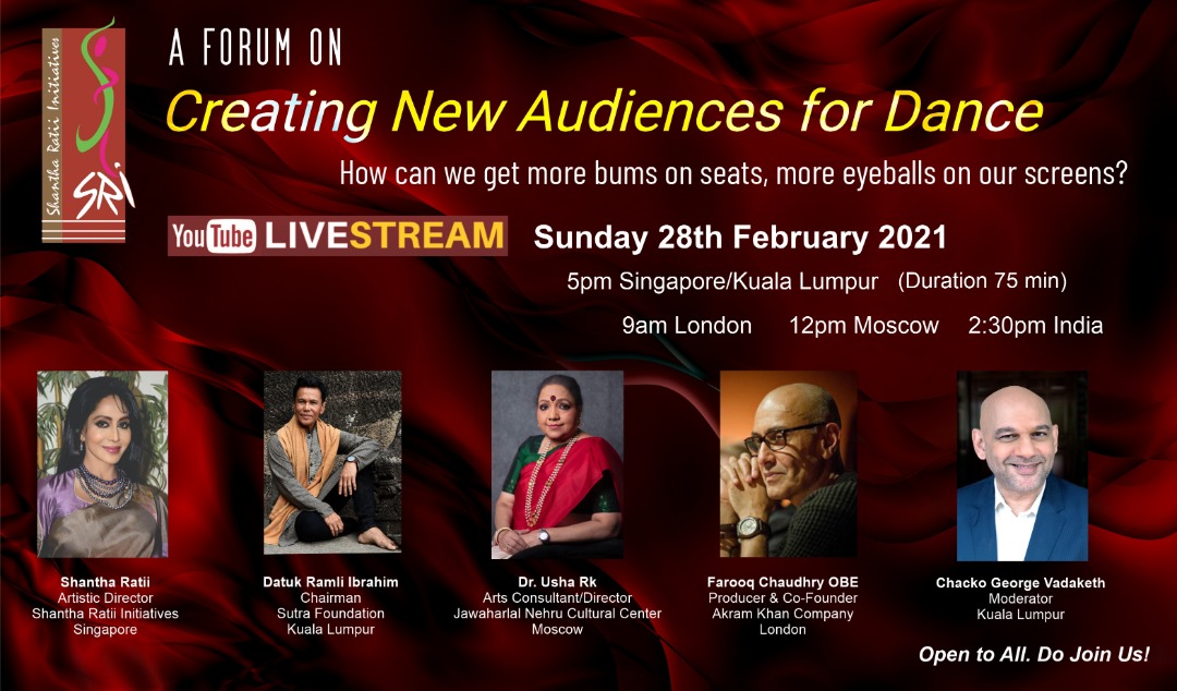Creating New Audiences for Dance – A forum by Shantha Ratii Initiative SRI