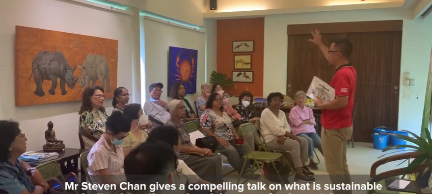 Talk on sustainable agricultural/gardening solutions at KamaRia Gallery 2023