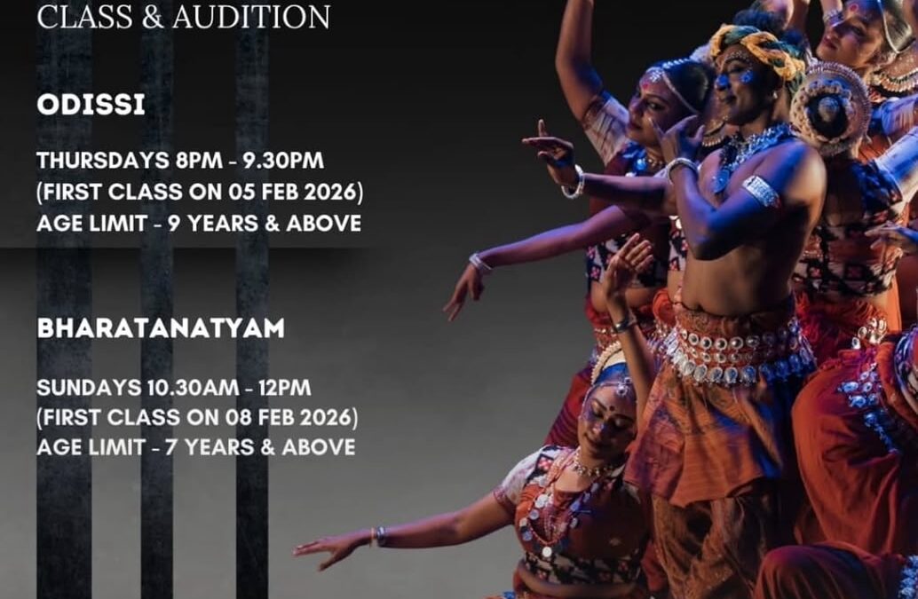 New Intake Enrollment of Bharatanatyam & Odissi classes, Commencing in February 2026.